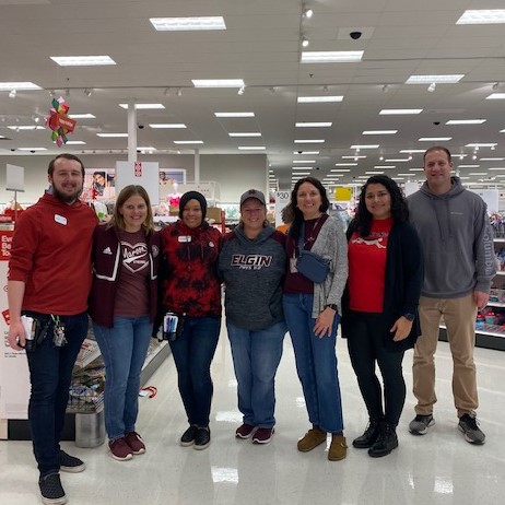 Volunteers at Target 