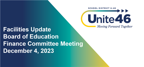Facilities Update - Dec. 4, 2023