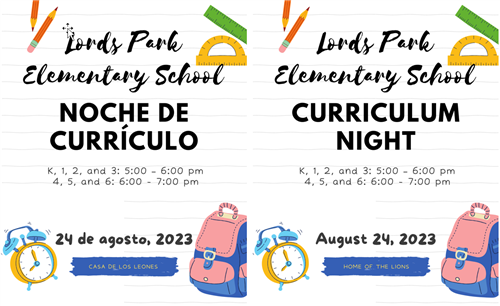 curriculum night