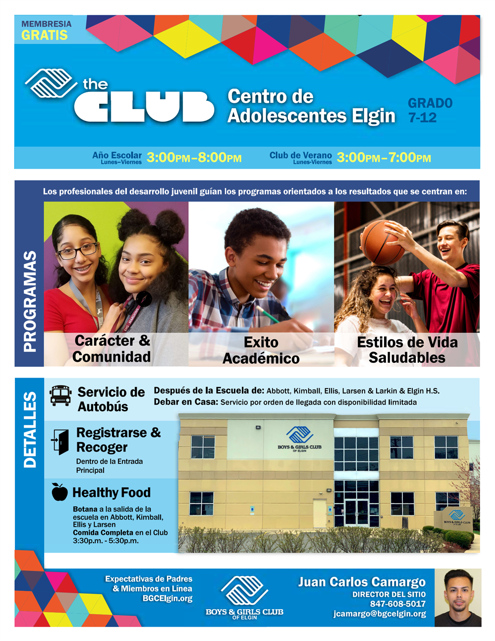Boys and Girls Club Flyer (Spanish) 