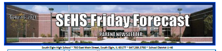 SEHS Friday Forecast