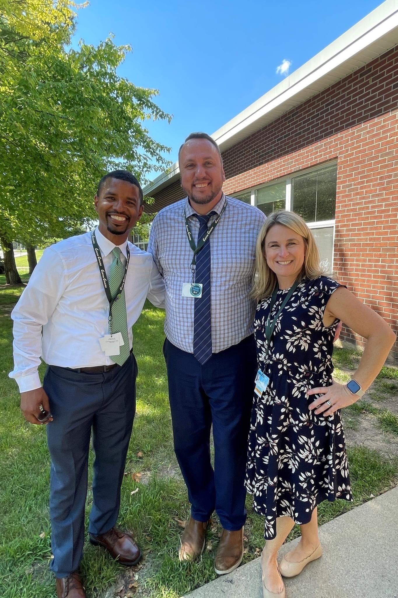 The administrative team at Clinton Elementary School 