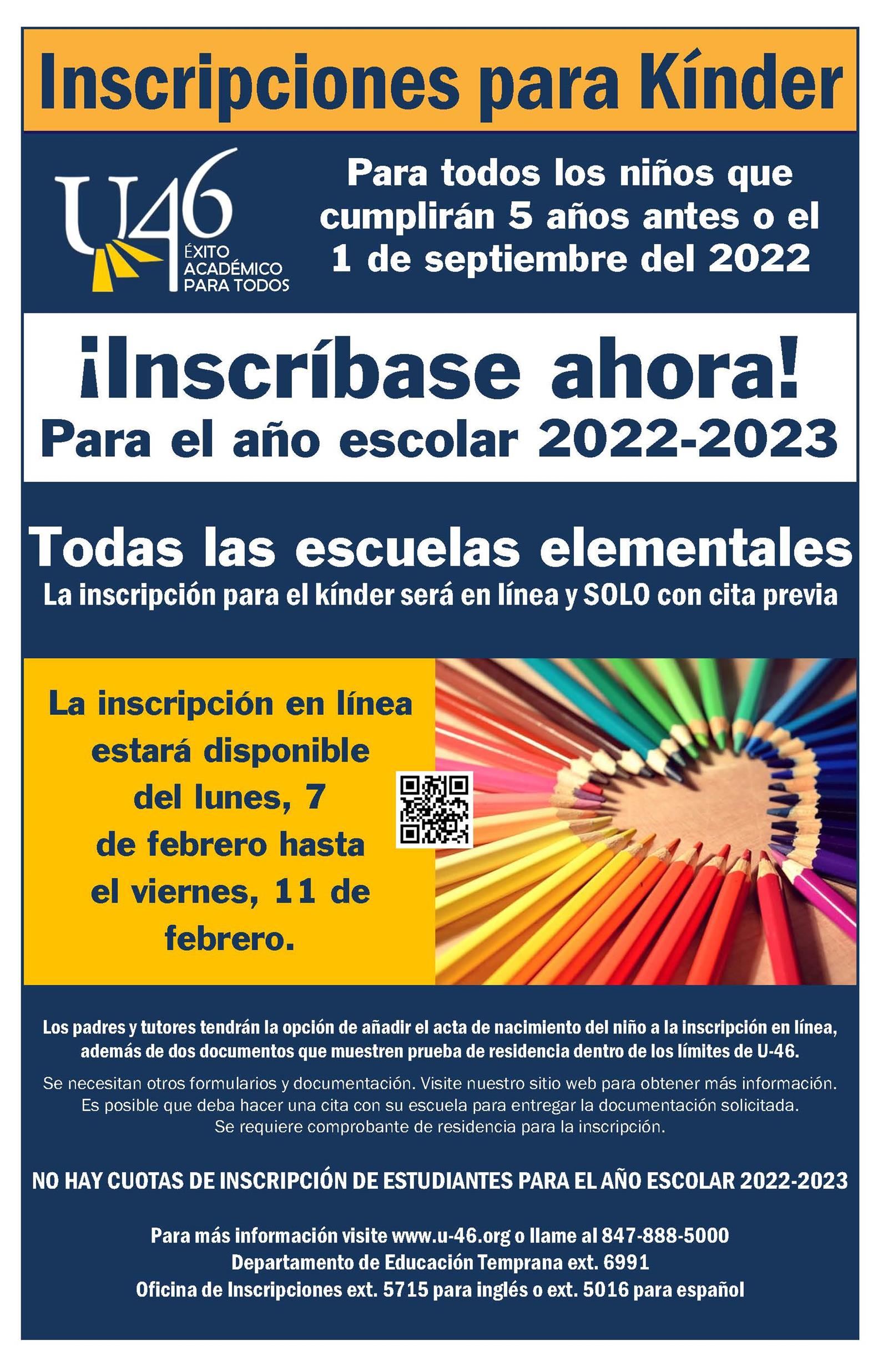 Kindergarten 2021-2022 Poster SPA Kindergarten 2021-2022 Poster SPA