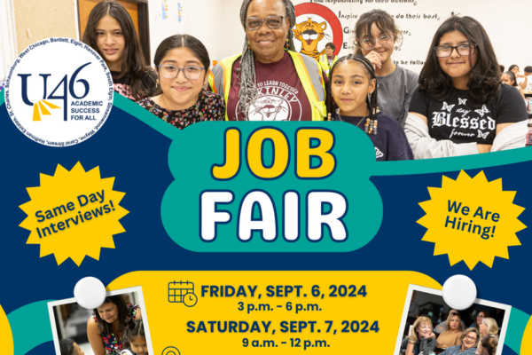  U-46 Job Fair Sept 6 and 7