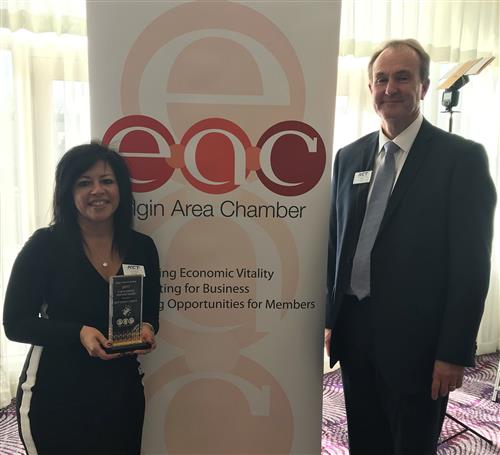 The KCT Credit Union was named School District U-46's Community Partner of the Year 